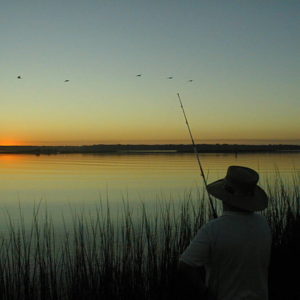 Sunset fishing in St. Augustine