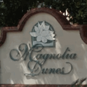 Magnolia Dunes sign